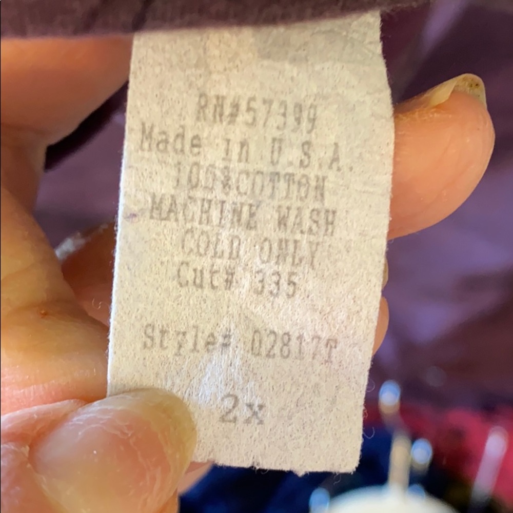 Split Neck Tie-Dyed Pattern Tunic W/ Rhinestones - image 5